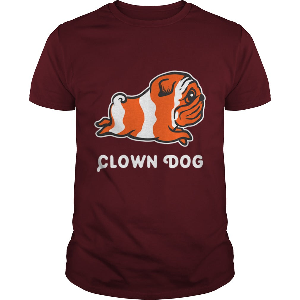 Pug Clown Dog Papa Mama Men Women Dogs Lovers Sunfrog Hoodie