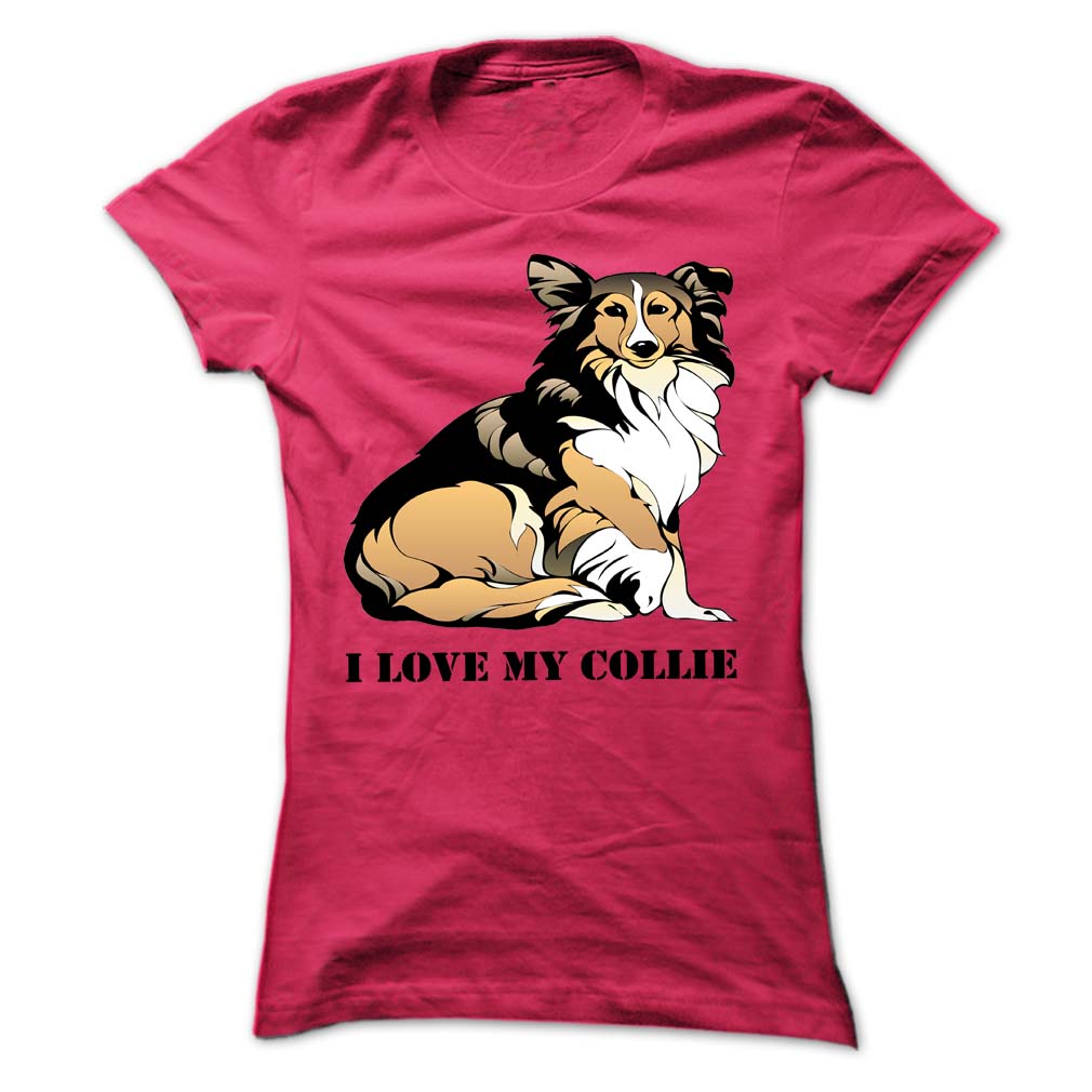 I Love My Rough Collie Shirt