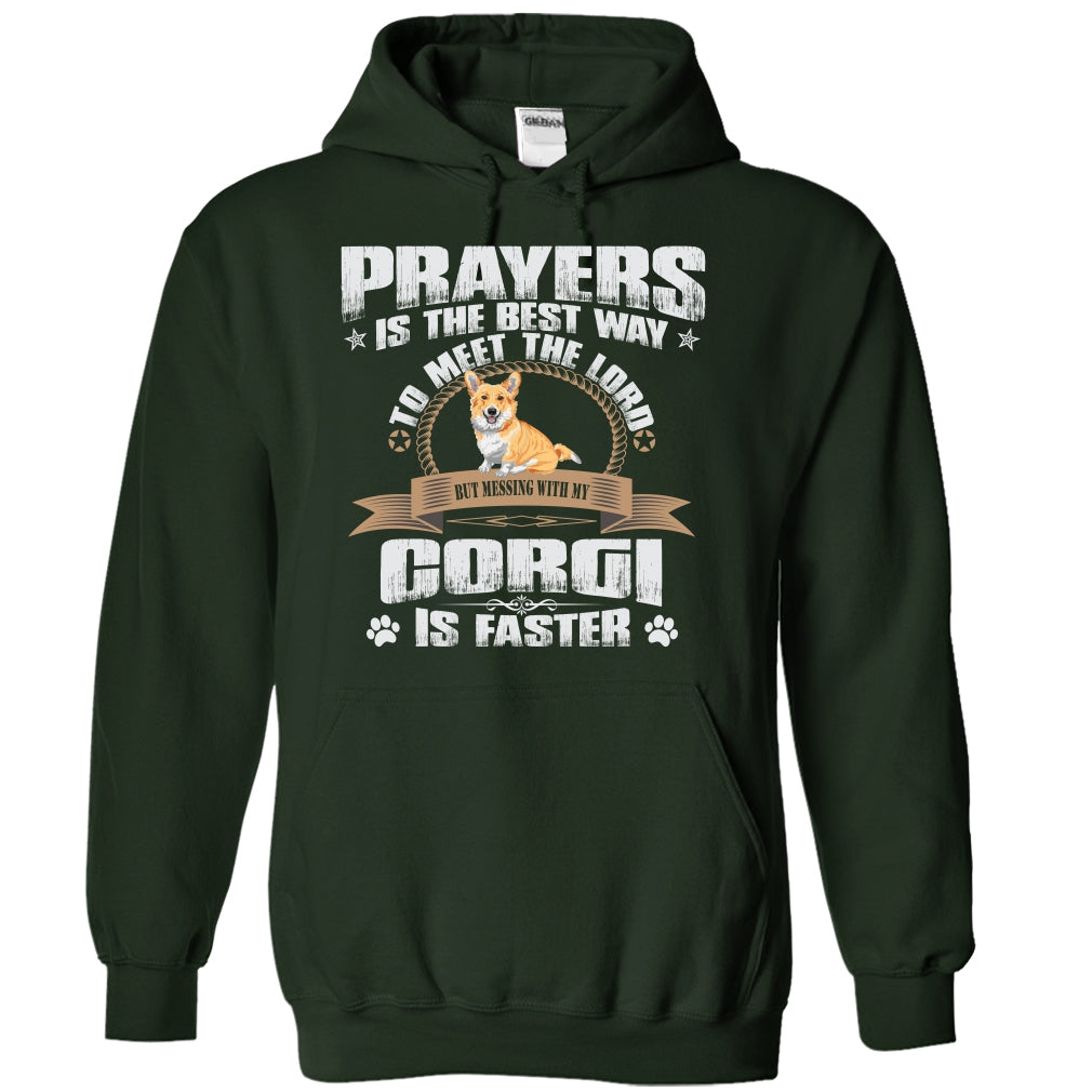 BUT MESSING MY CORGI IS FASTER TSHIRTS