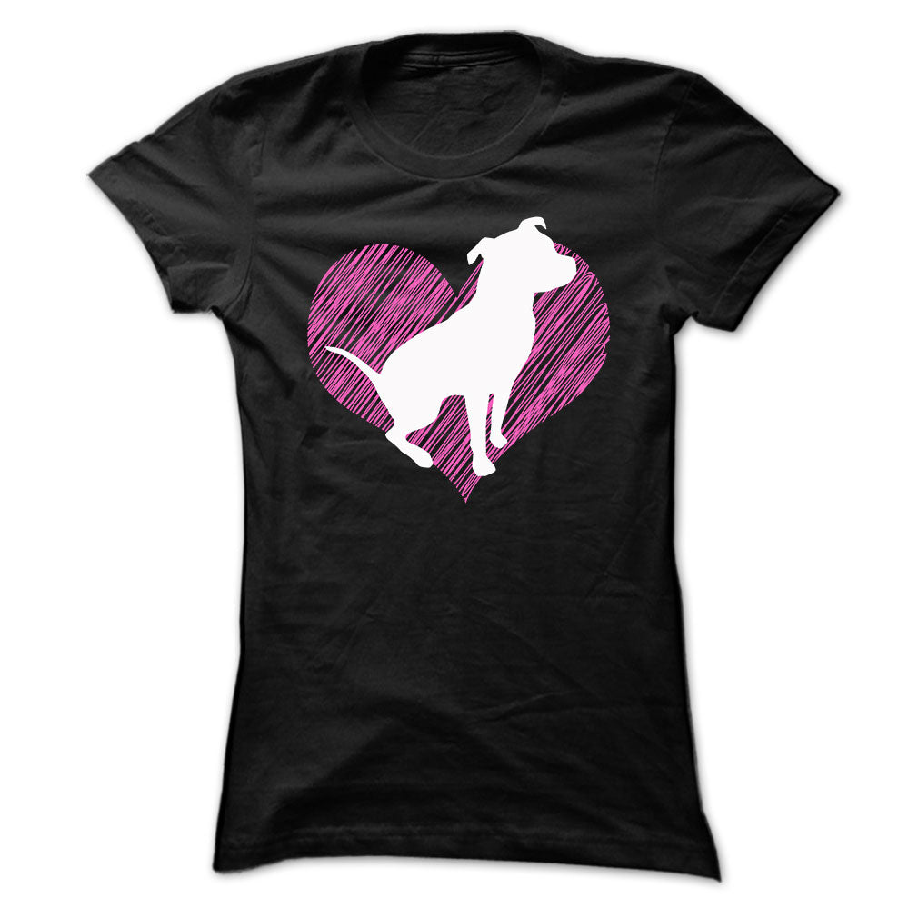 I LOVE PITBULL 2 TSHIRT