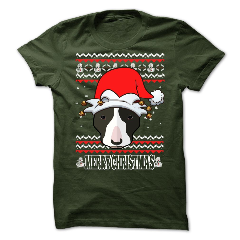 UGLY CHRISTMAS BULL TERRIER