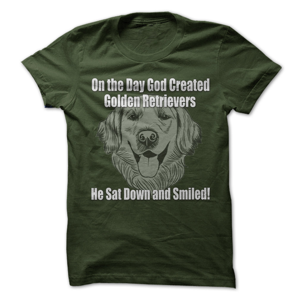 On the Day God Created Golden Retrievers