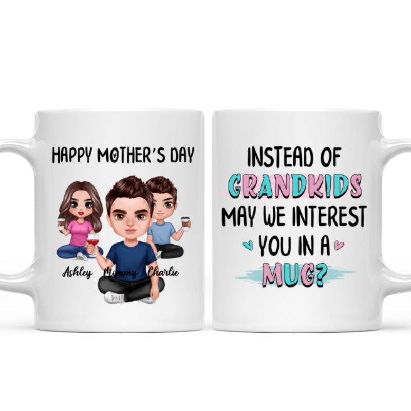 Quay trái Instead Of Grandkids Funny Personalized Mug