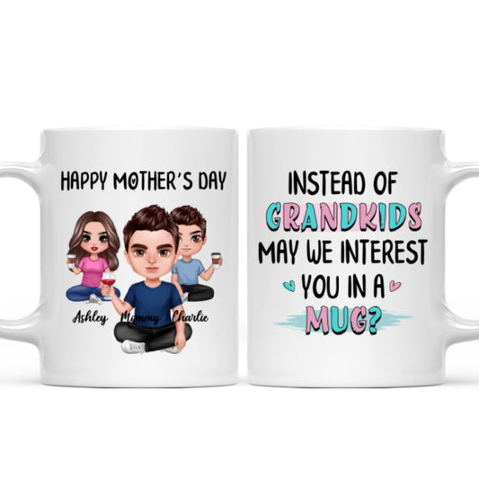 Quay trái Instead Of Grandkids Funny Personalized Mug