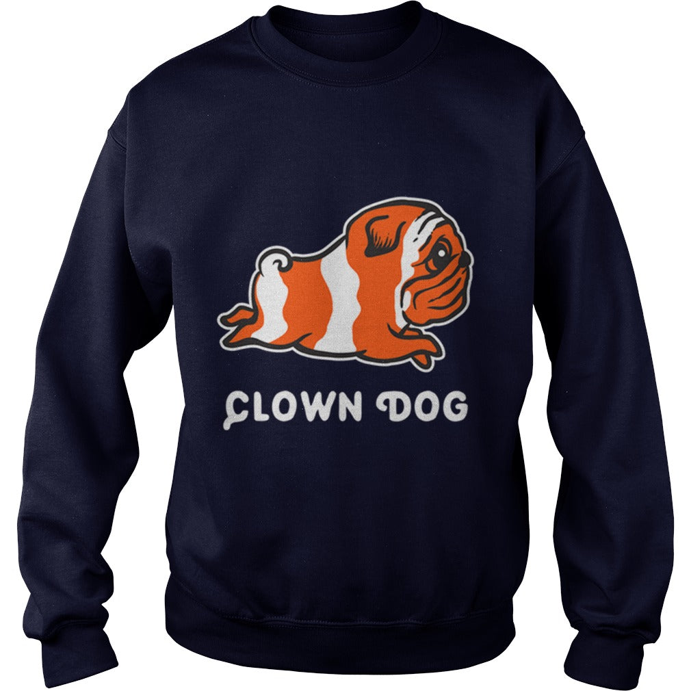 Pug Clown Dog Papa Mama Men Women Dogs Lovers Sunfrog Hoodie