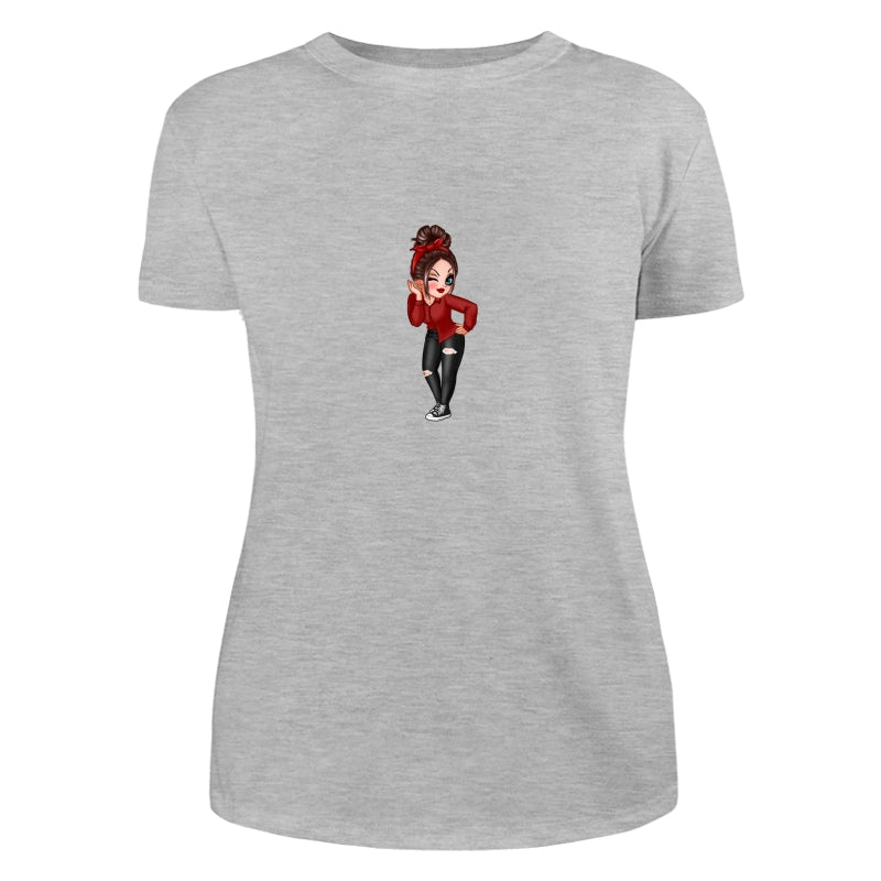 Pretty Grandma Dad Grandpa And Kids Hands Outline Personalized Shirt