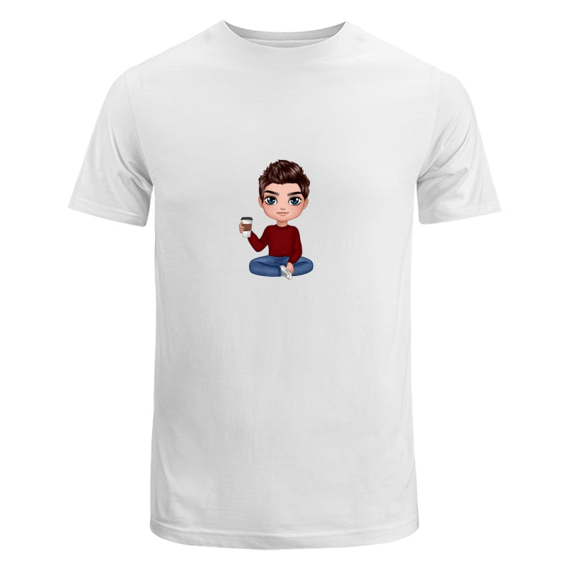 Doll Man Sitting Dad Grandpa And Kids Hands Outline Personalized Shirt