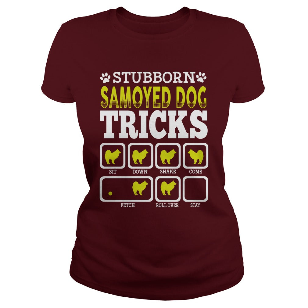 TUBBORN SAMOYED DOG TRICKS