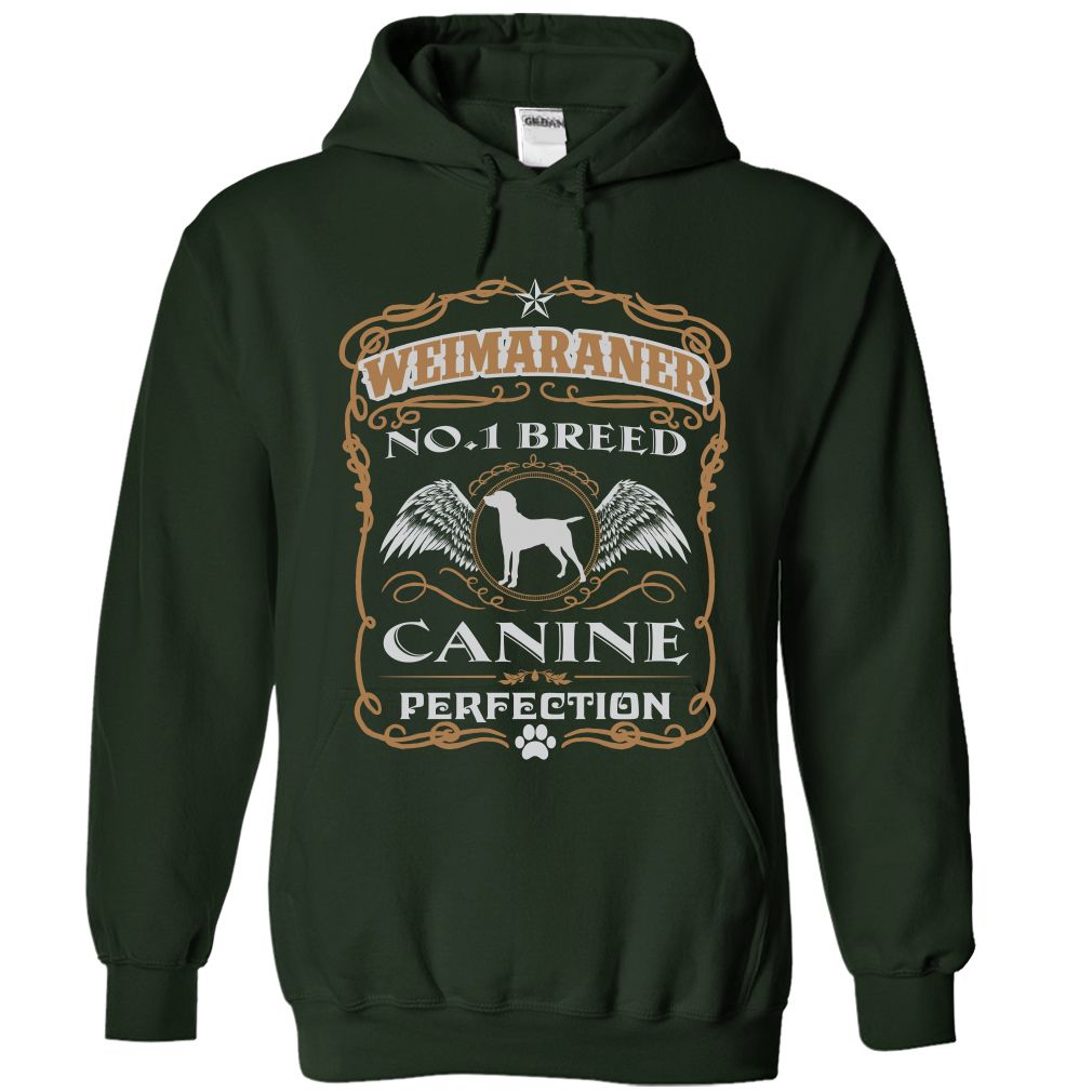 WEIMARANER NO 1 BREED CANINE PERFECTION T SHIRTS