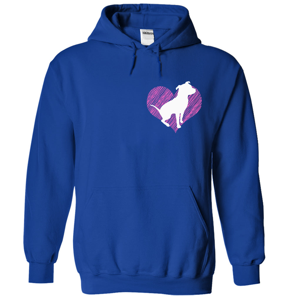I Love Pitbull 2 Pink Heart