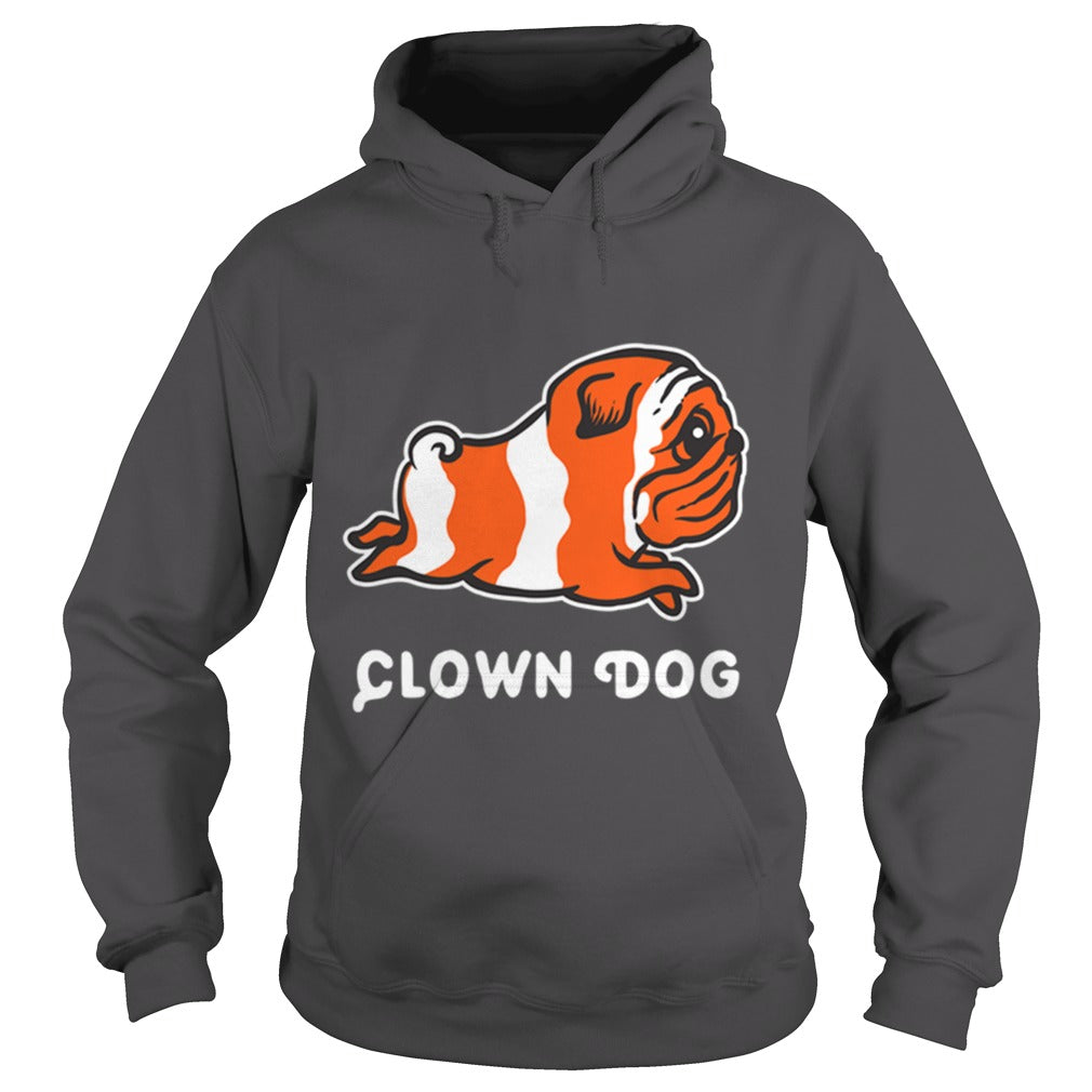Pug Clown Dog Papa Mama Men Women Dogs Lovers Sunfrog Hoodie