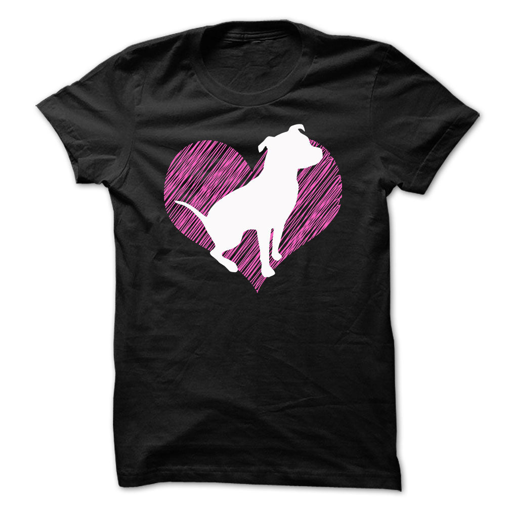 I LOVE PITBULL 2 TSHIRT