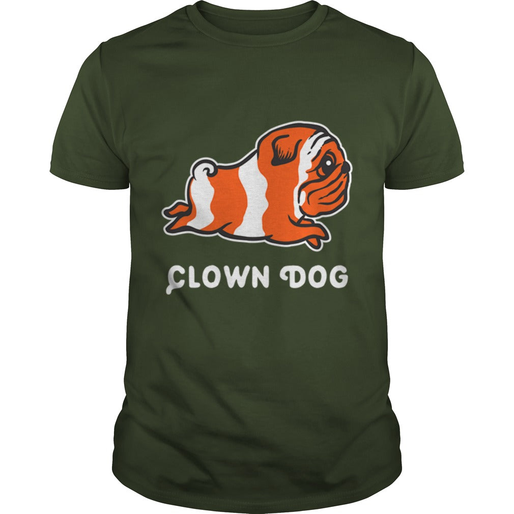Pug Clown Dog Papa Mama Men Women Dogs Lovers Sunfrog Hoodie