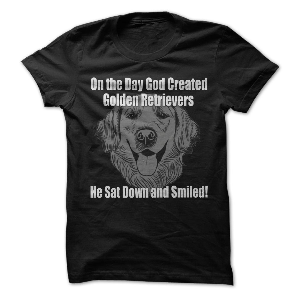 On the Day God Created Golden Retrievers