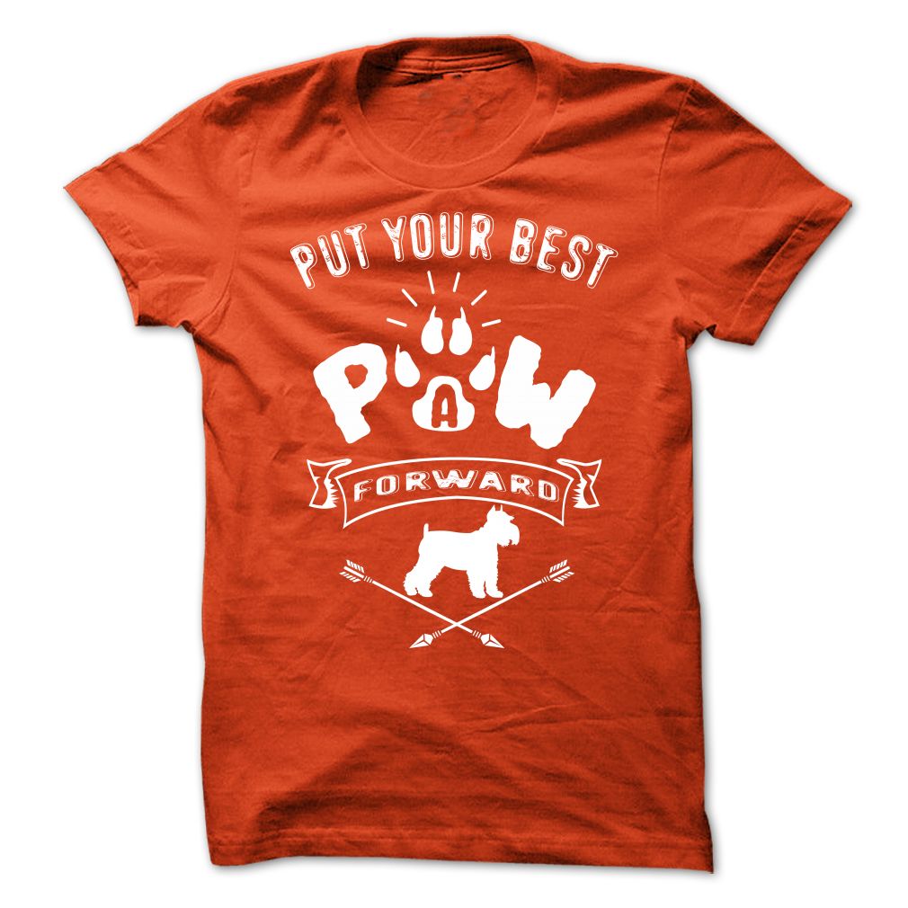 PUT YOUR BEST A PAW FORWARD-Schnauzer