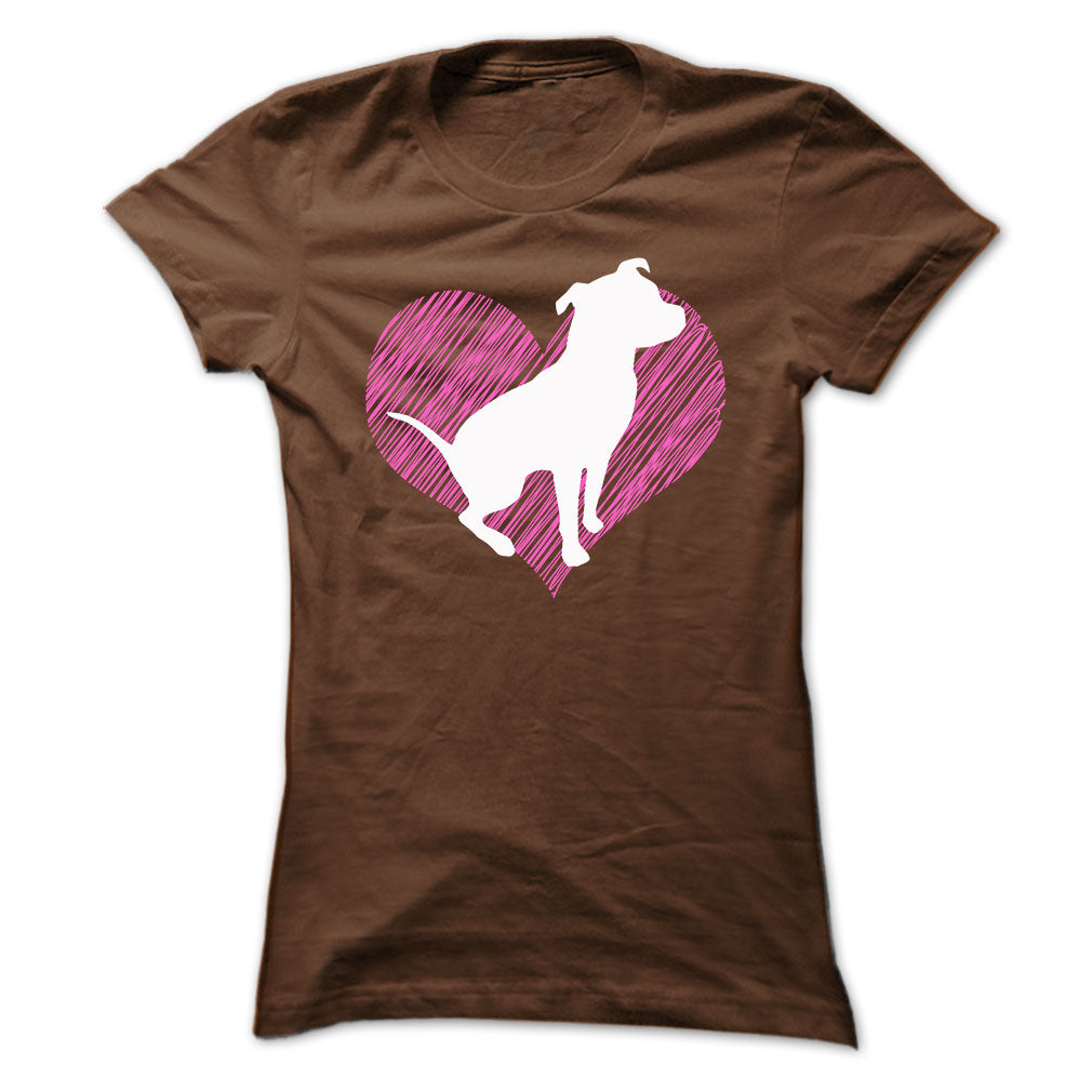 I LOVE PITBULL 2 TSHIRT