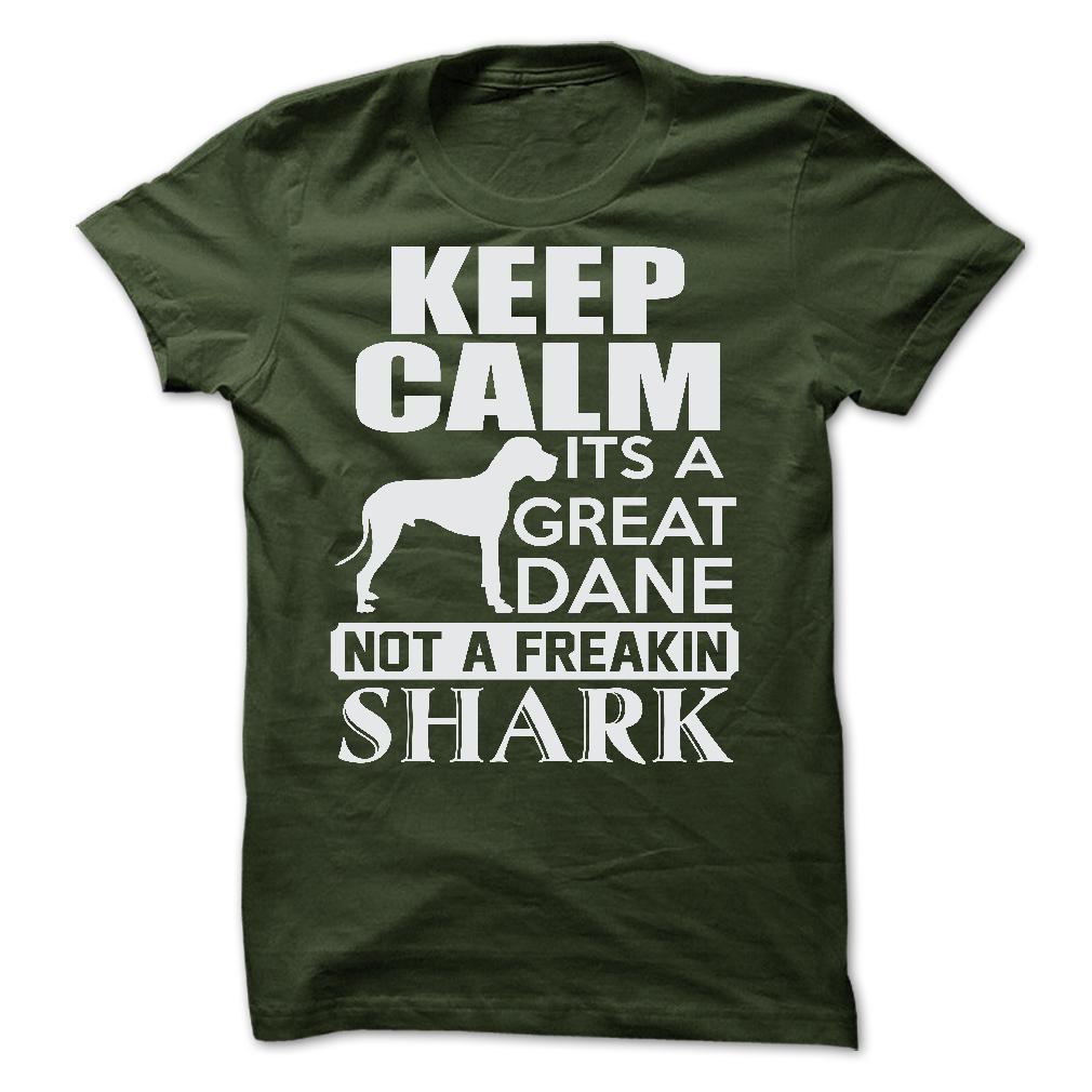Keep calm, its a Great Dane, not a freakin Shark