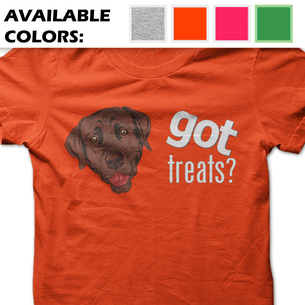 Got Treats Heads - Chocolate Lab