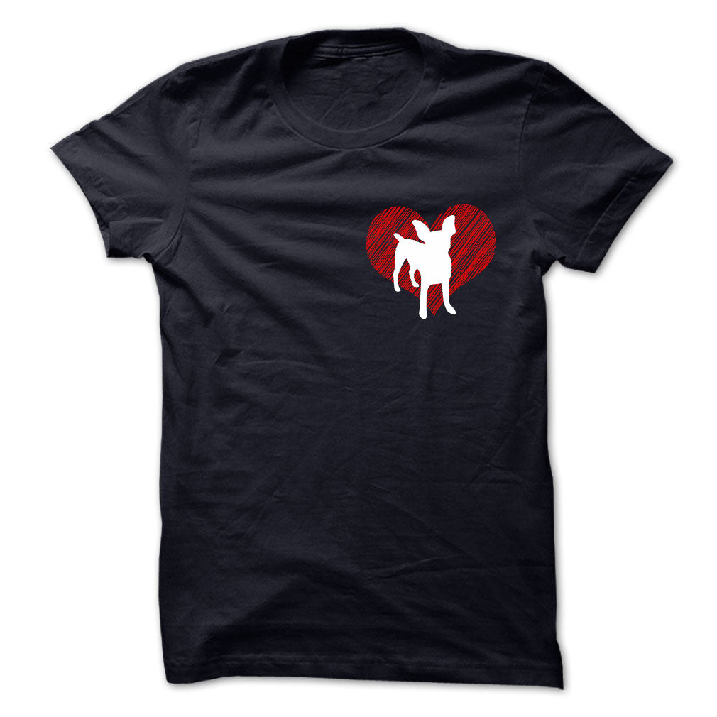I Love Chihuahua 2 Red Heart
