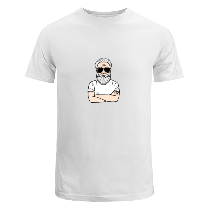 Grandpa Crossed Arms Dad Grandpa And Kids Hands Outline Personalized Shirt