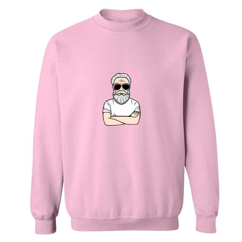 Grandpa Crossed Arms Dad Grandpa And Kids Hands Outline Personalized Shirt