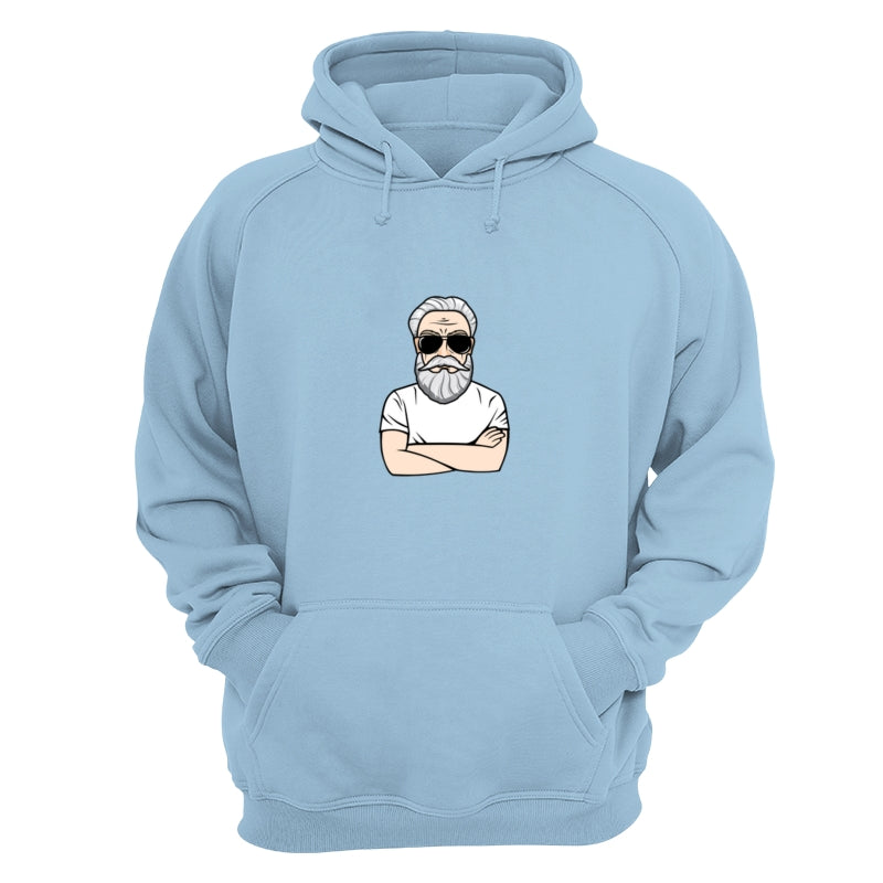 Grandpa Crossed Arms Dad Grandpa And Kids Hands Outline Personalized Shirt