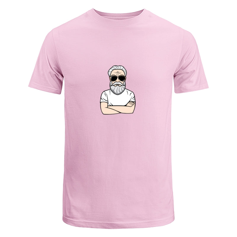 Grandpa Crossed Arms Dad Grandpa And Kids Hands Outline Personalized Shirt