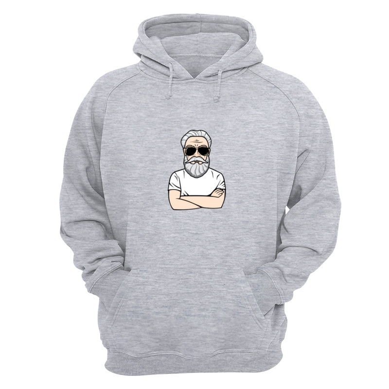 Grandpa Crossed Arms Dad Grandpa And Kids Hands Outline Personalized Shirt