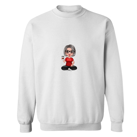 Doll Grandma Sitting Dad Grandpa And Kids Hands Outline Personalized Shirt
