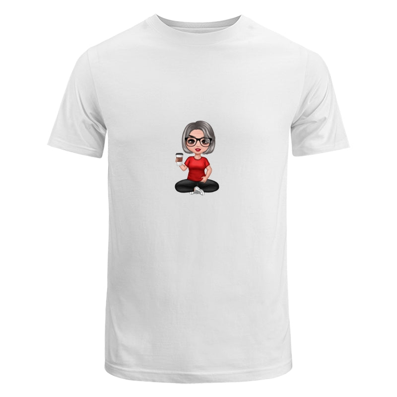 Doll Grandma Sitting Dad Grandpa And Kids Hands Outline Personalized Shirt