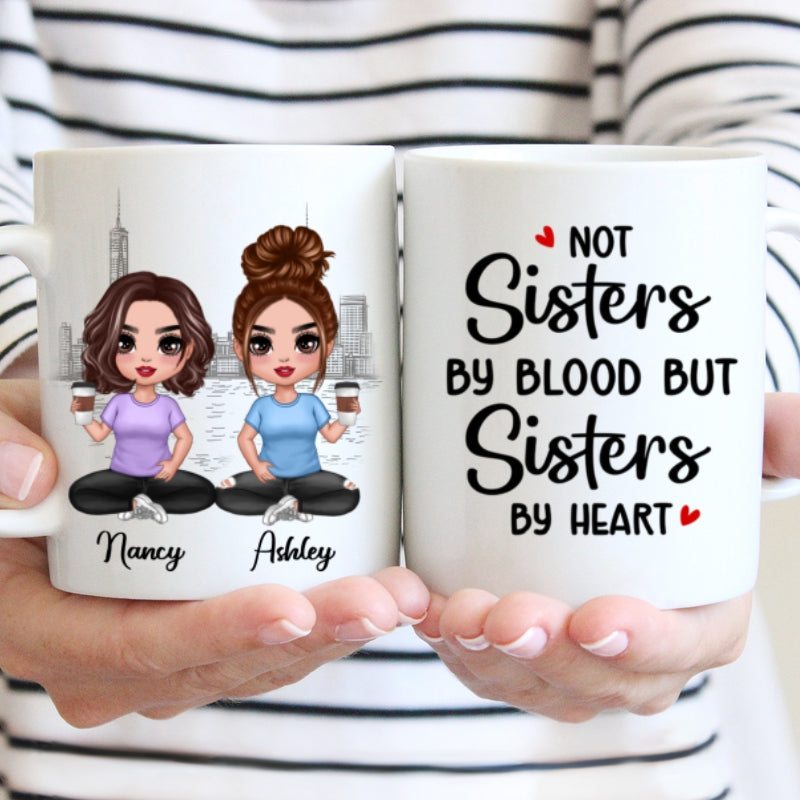 Besties Gift For Best Friends Personalized Mug - Doll