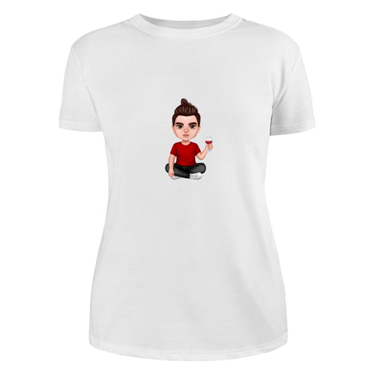 Realistic Doll Dad Sitting Dad Grandpa And Kids Hands Outline Personalized Shirt