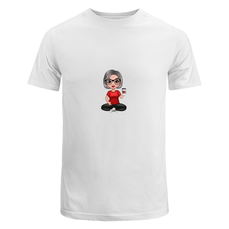 Doll Grandma Sitting Dad Grandpa And Kids Hands Outline Personalized Shirt