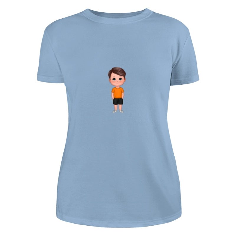 Doll Kids Standing Dad Grandpa And Kids Hands Outline Personalized Shirt
