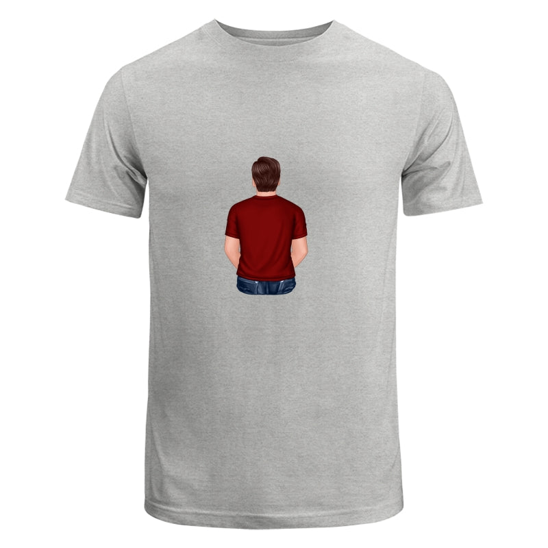 Back View Dad Mom Dad Grandpa And Kids Hands Outline Personalized Shirt