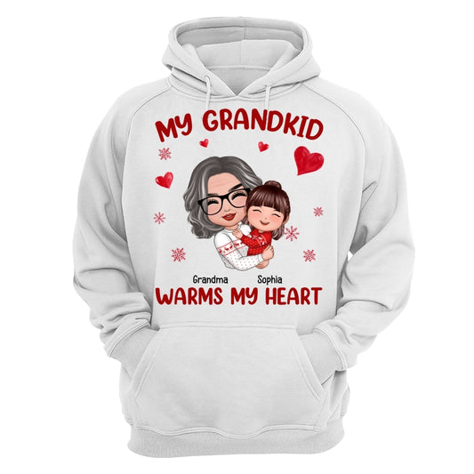 Christmas Doll Grandma Hugging Kid Personalized Shirt Early Chrismas Sale 50% Off